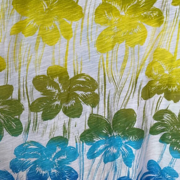 Fresh Produce Womens Medium Floral Maxi Skirt Pull On Tropical Elastic Waist - Picture 5 of 7